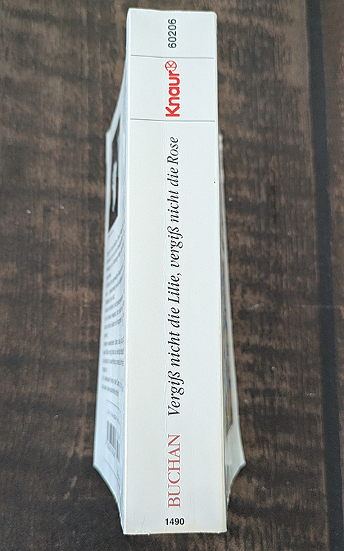 Vergiss nicht die Lilie, vergiss nicht die Rose